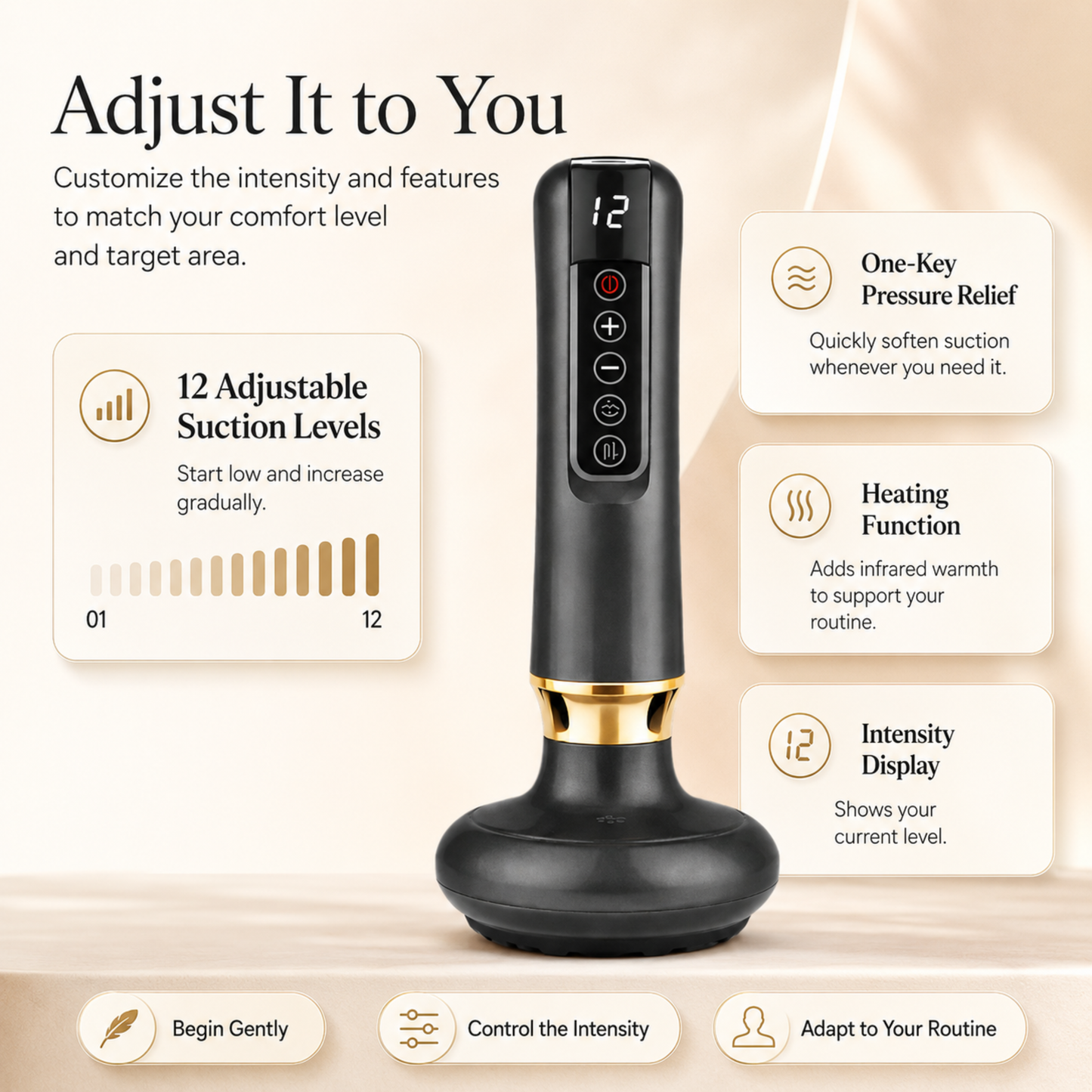 Seravia™ Anti-Cellulite Body Massager with Suction