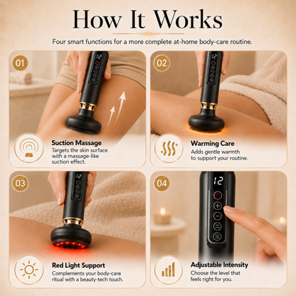 Seravia™ Anti-Cellulite Body Massager with Suction