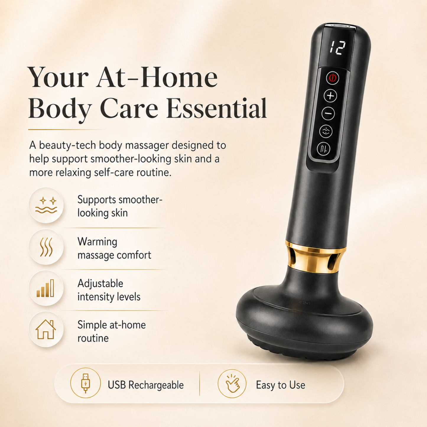 Seravia™ Anti-Cellulite Body Massager with Suction